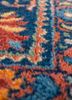 aalam red and orange wool hand knotted Rug - CloseUp aalam red and orange wool hand knotted Rug - CloseUp