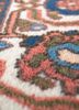 aalam red and orange wool hand knotted Rug - CloseUp aalam red and orange wool hand knotted Rug - CloseUp