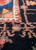 aalam red and orange wool hand knotted Rug - CloseUp aalam red and orange wool hand knotted Rug - CloseUp