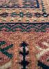 kiaan red and orange wool hand knotted Rug - CloseUp