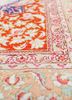 gulmarg pink and purple silk hand knotted Rug - CloseUp gulmarg pink and purple silk hand knotted Rug - CloseUp