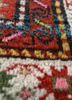 nuray red and orange wool hand knotted Rug - CloseUp
