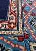 aalam blue wool hand knotted Rug - CloseUp aalam blue wool hand knotted Rug - CloseUp