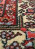 aalam red and orange wool hand knotted Rug - CloseUp