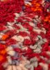 nuray red and orange wool hand knotted Rug - CloseUp nuray red and orange wool hand knotted Rug - CloseUp