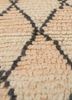 nuray beige and brown wool hand knotted Rug - CloseUp