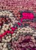 nuray pink and purple wool hand knotted Rug - CloseUp nuray pink and purple wool hand knotted Rug - CloseUp
