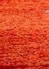 nuray red and orange wool hand knotted Rug - CloseUp