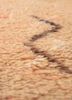 nuray red and orange wool hand knotted Rug - CloseUp
