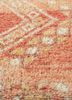 nuray red and orange wool hand knotted Rug - CloseUp nuray red and orange wool hand knotted Rug - CloseUp
