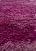 nuray pink and purple wool hand knotted Rug - CloseUp