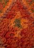 nuray red and orange wool hand knotted Rug - CloseUp nuray red and orange wool hand knotted Rug - CloseUp
