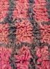 nuray pink and purple wool hand knotted Rug - CloseUp