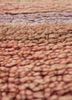 nuray red and orange wool hand knotted Rug - CloseUp