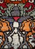 kiaan red and orange wool hand knotted Rug - CloseUp kiaan red and orange wool hand knotted Rug - CloseUp