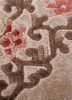 gulmarg beige and brown silk hand knotted Rug - CloseUp gulmarg beige and brown silk hand knotted Rug - CloseUp