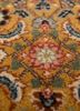 gulnar gold wool hand knotted Rug - CloseUp gulnar gold wool hand knotted Rug - CloseUp
