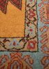 kiaan blue wool hand knotted Rug - CloseUp