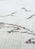 vintage ivory wool hand knotted Rug - CloseUp vintage ivory wool hand knotted Rug - CloseUp
