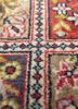 aalam blue wool hand knotted Rug - CloseUp