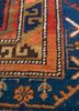 kiaan red and orange wool hand knotted Rug - CloseUp kiaan red and orange wool hand knotted Rug - CloseUp