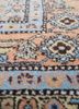 aalam gold wool hand knotted Rug - CloseUp