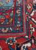 aalam blue wool hand knotted Rug - CloseUp aalam blue wool hand knotted Rug - CloseUp