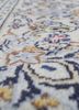 aalam ivory wool hand knotted Rug - CloseUp aalam ivory wool hand knotted Rug - CloseUp