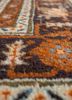 aalam blue wool hand knotted Rug - CloseUp