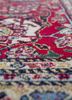 aalam blue wool hand knotted Rug - CloseUp aalam blue wool hand knotted Rug - CloseUp