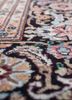 aalam blue wool hand knotted Rug - CloseUp aalam blue wool hand knotted Rug - CloseUp