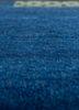 zuri blue wool hand knotted Rug - CloseUp