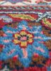 aalam blue wool hand knotted Rug - CloseUp