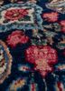 aalam blue wool hand knotted Rug - CloseUp aalam blue wool hand knotted Rug - CloseUp