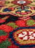 aalam red and orange wool hand knotted Rug - CloseUp aalam red and orange wool hand knotted Rug - CloseUp
