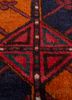 kiaan red and orange wool hand knotted Rug - CloseUp kiaan red and orange wool hand knotted Rug - CloseUp