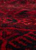 kiaan red and orange wool hand knotted Rug - CloseUp kiaan red and orange wool hand knotted Rug - CloseUp