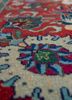 aalam red and orange wool hand knotted Rug - CloseUp aalam red and orange wool hand knotted Rug - CloseUp