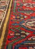 aalam blue wool hand knotted Rug - CloseUp aalam blue wool hand knotted Rug - CloseUp