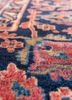 aalam red and orange wool hand knotted Rug - CloseUp aalam red and orange wool hand knotted Rug - CloseUp