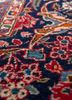 aalam red and orange wool hand knotted Rug - CloseUp aalam red and orange wool hand knotted Rug - CloseUp