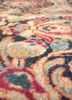 aalam red and orange wool hand knotted Rug - CloseUp aalam red and orange wool hand knotted Rug - CloseUp