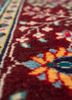 aalam blue wool hand knotted Rug - CloseUp aalam blue wool hand knotted Rug - CloseUp
