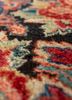 aalam red and orange wool hand knotted Rug - CloseUp aalam red and orange wool hand knotted Rug - CloseUp