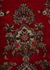 aalam red and orange wool hand knotted Rug - CloseUp aalam red and orange wool hand knotted Rug - CloseUp