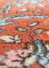aalam blue wool hand knotted Rug - CloseUp aalam blue wool hand knotted Rug - CloseUp