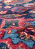 aalam red and orange wool hand knotted Rug - CloseUp aalam red and orange wool hand knotted Rug - CloseUp