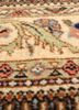aalam red and orange wool hand knotted Rug - CloseUp aalam red and orange wool hand knotted Rug - CloseUp