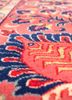 aalam blue wool hand knotted Rug - CloseUp aalam blue wool hand knotted Rug - CloseUp