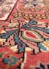 aalam gold wool hand knotted Rug - CloseUp